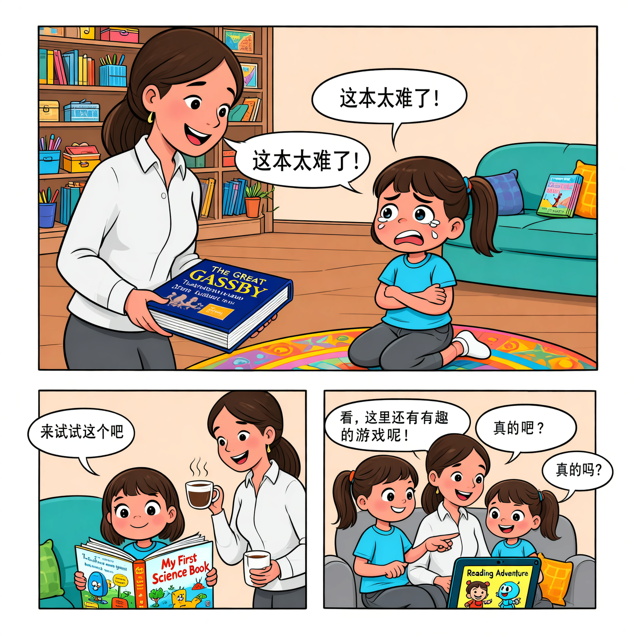 “这本太难了！”孩子抗拒分级阅读？3招帮你降维突破