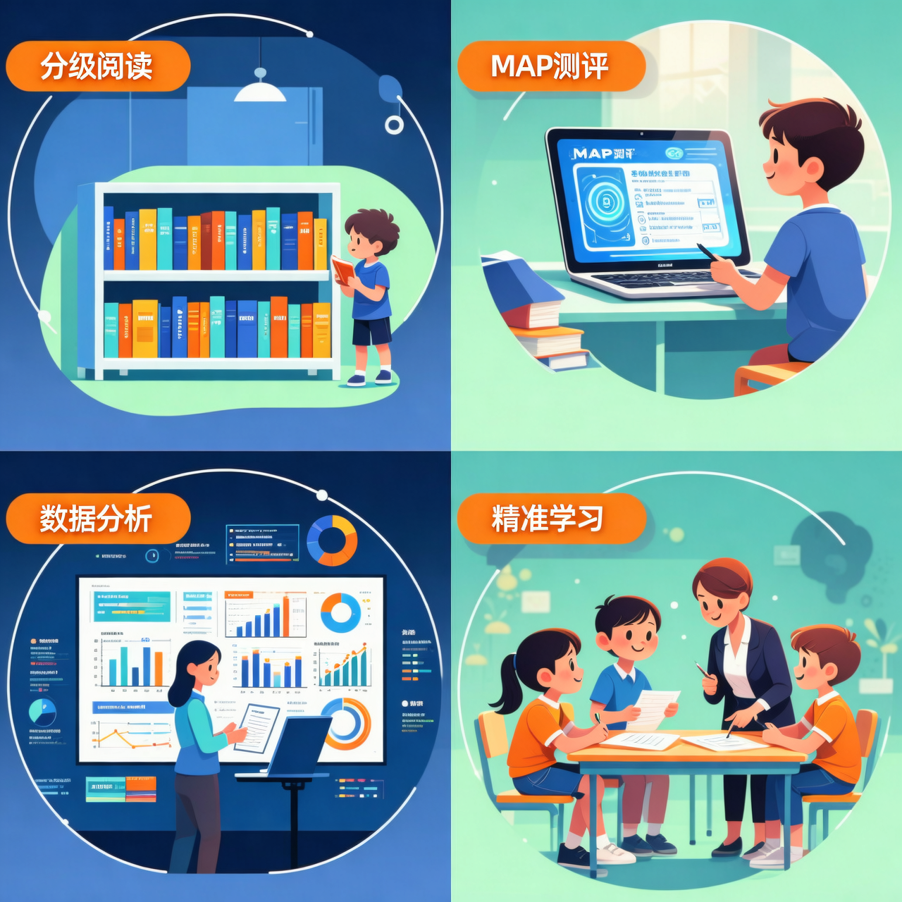 分级阅读与MAP测评联动:数据驱动精准学习 分级阅读与MAP测评联动:数据驱动精准学习