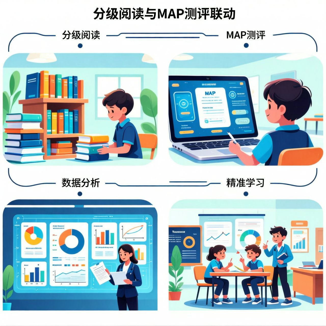 分级阅读与MAP测评联动:数据驱动精准学习 分级阅读与MAP测评联动:数据驱动精准学习