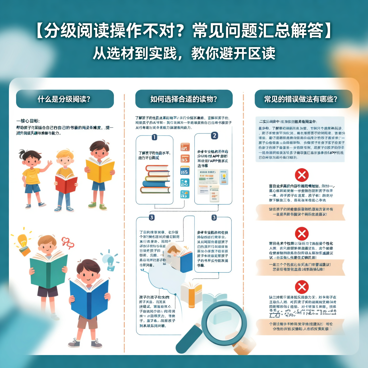 分级阅读操作不对？常见问题汇总解答