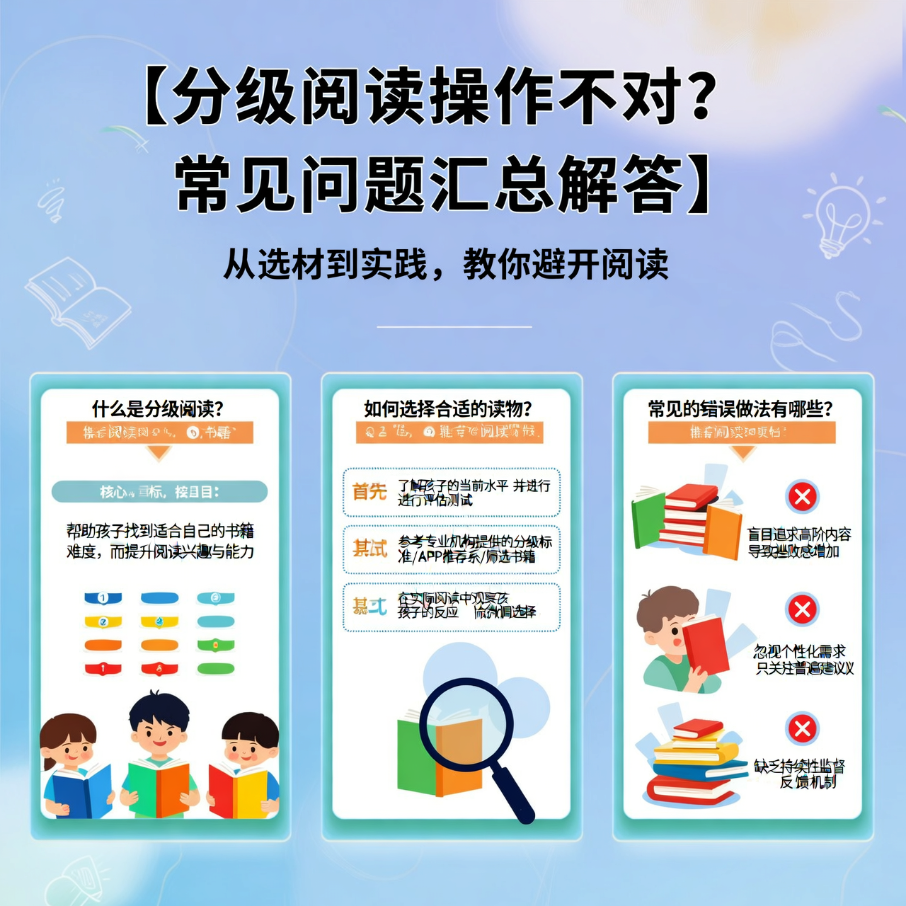 分级阅读操作不对？常见问题汇总解答