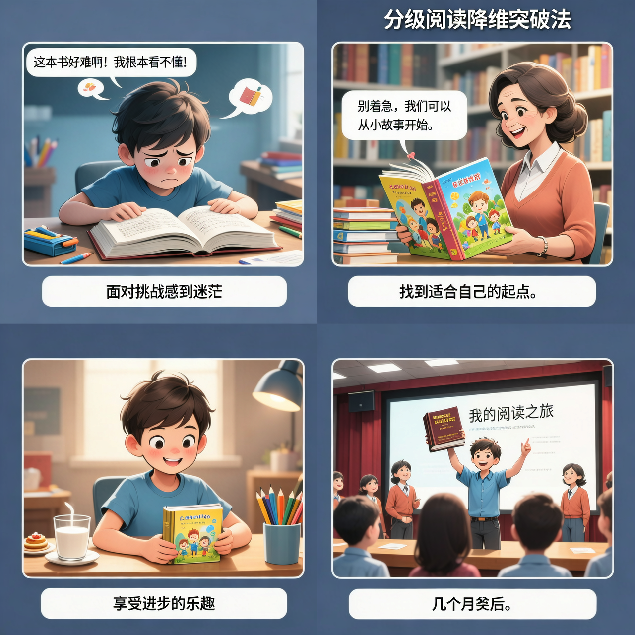 孩子说太难？分级阅读降维突破法
