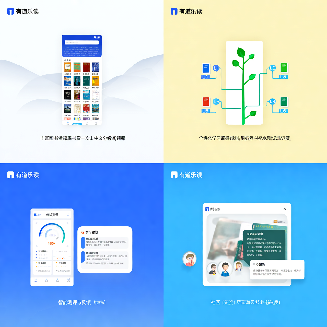 中文分级阅读APP推荐：功能超全的有道乐读