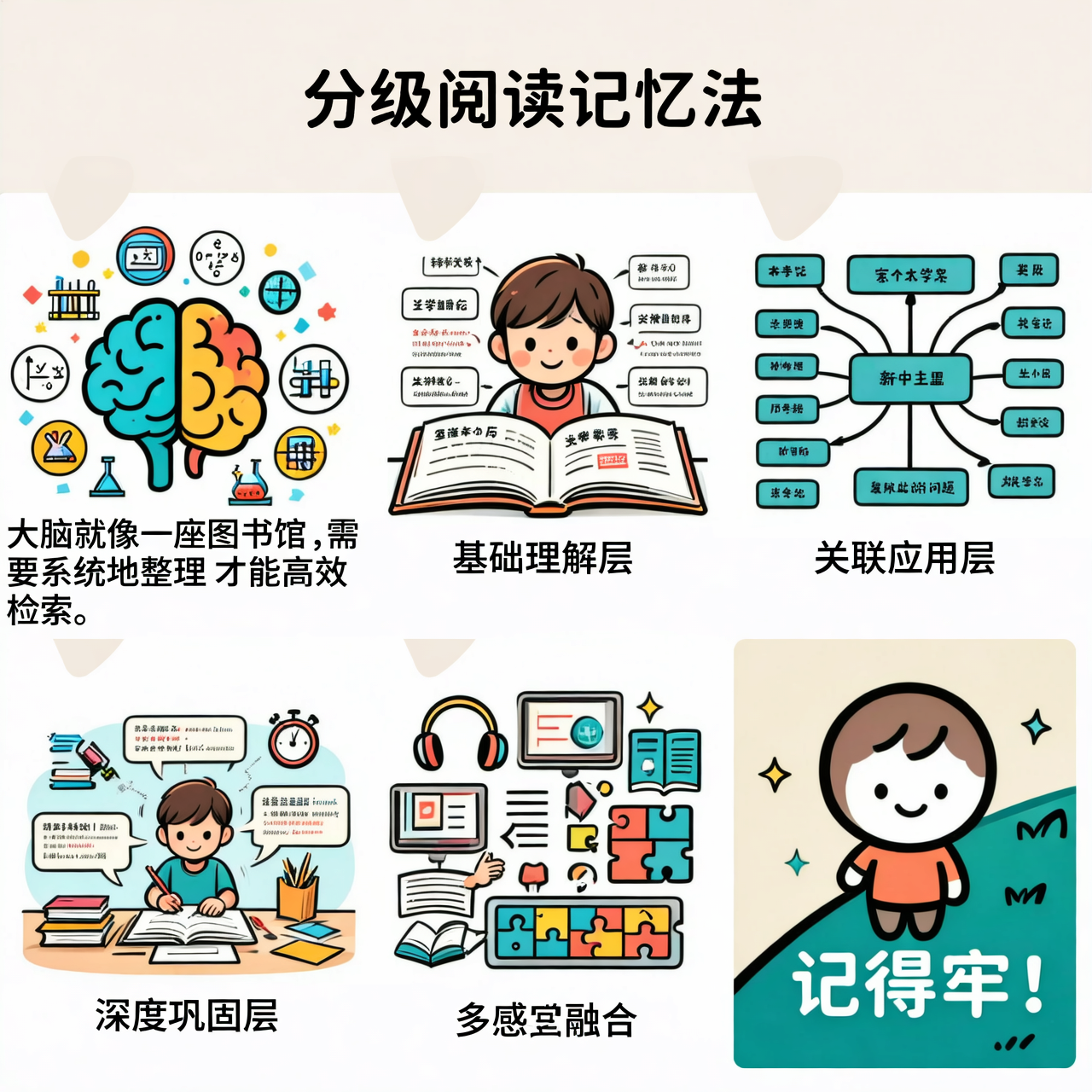 孩子读完就忘？分级阅读记忆法，记得牢才是真学会