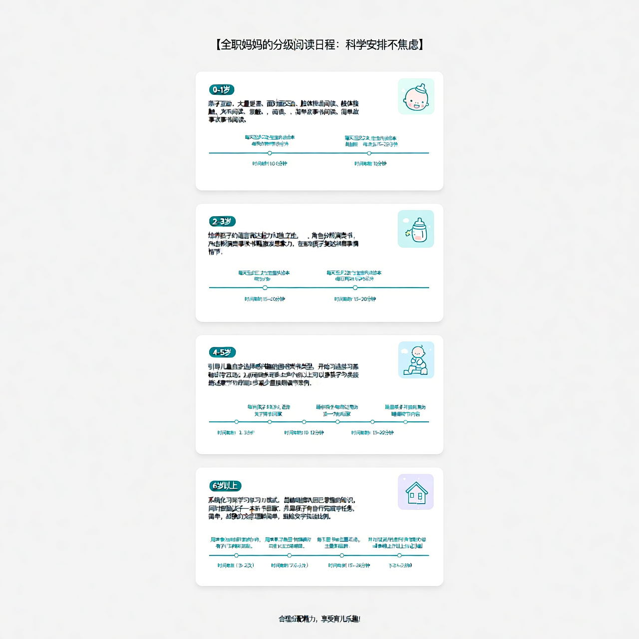 全职妈妈的分级阅读日程：科学安排不焦虑