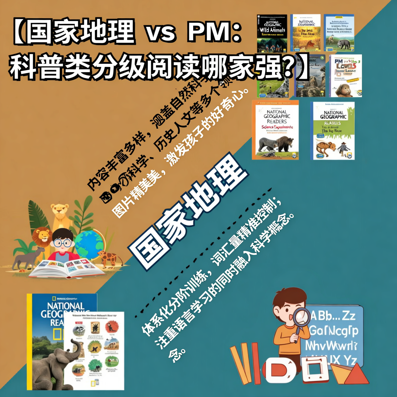 国家地理 vs PM：科普类分级阅读哪家强？